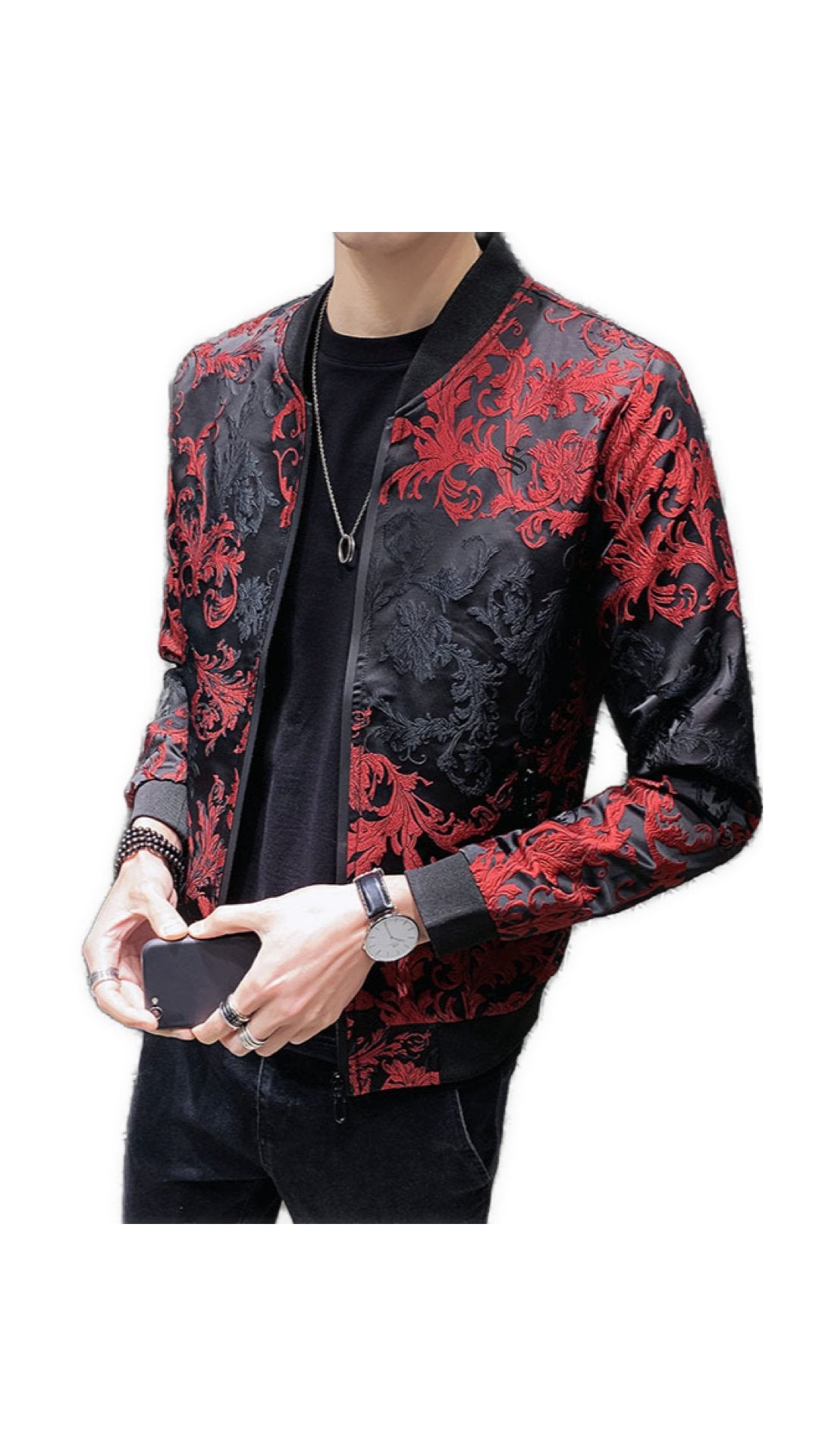 Netto - Long Sleeve Jacket for Men - Sarman Fashion - Wholesale Clothing Fashion Brand for Men from Canada