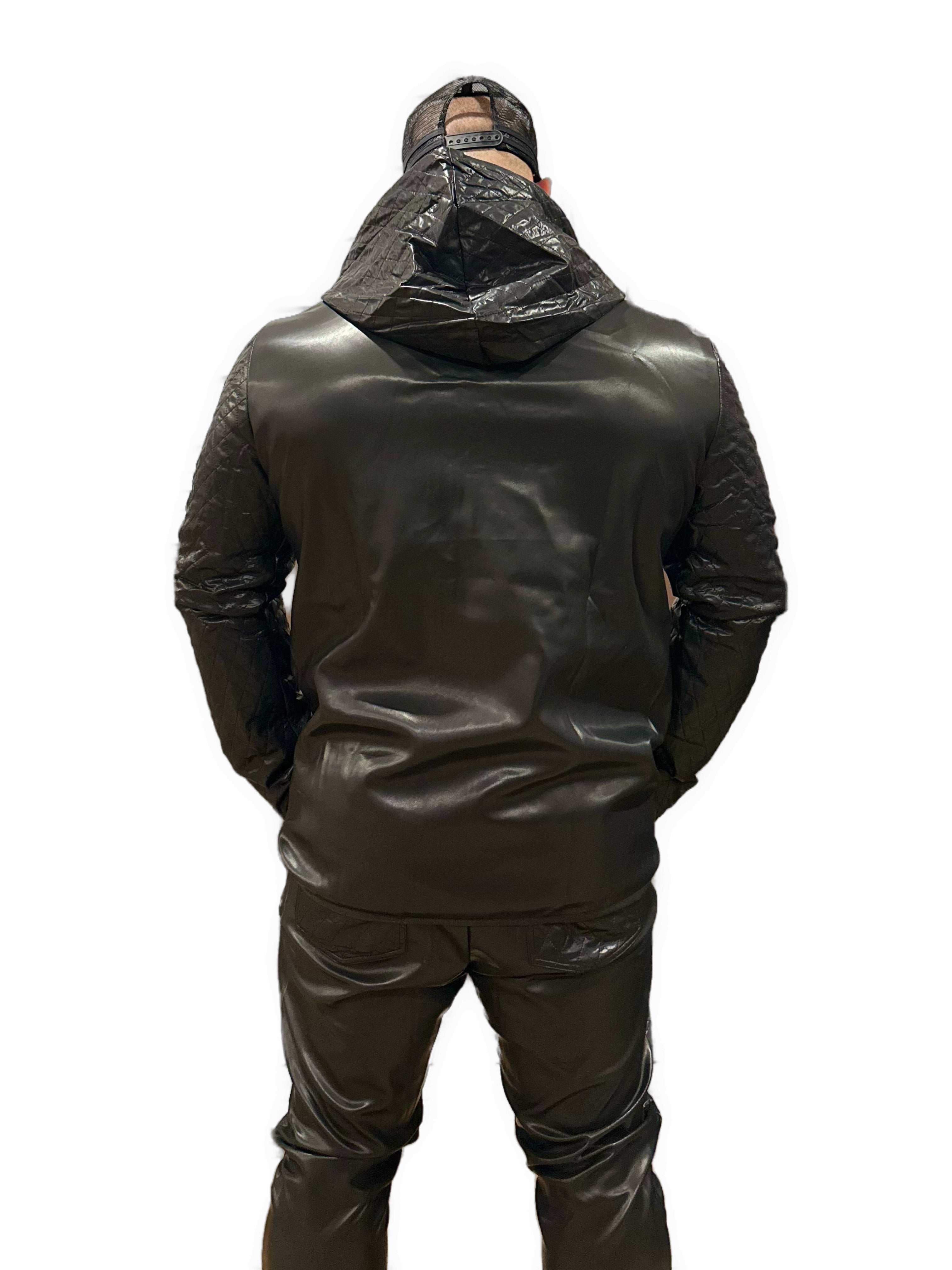 Nibor - Black Jacket for Men - Sarman Fashion - Wholesale Clothing Fashion Brand for Men from Canada