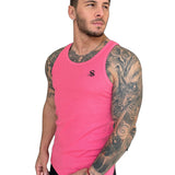 Nosilio - Pink Tank Top for Men - Sarman Fashion - Wholesale Clothing Fashion Brand for Men from Canada