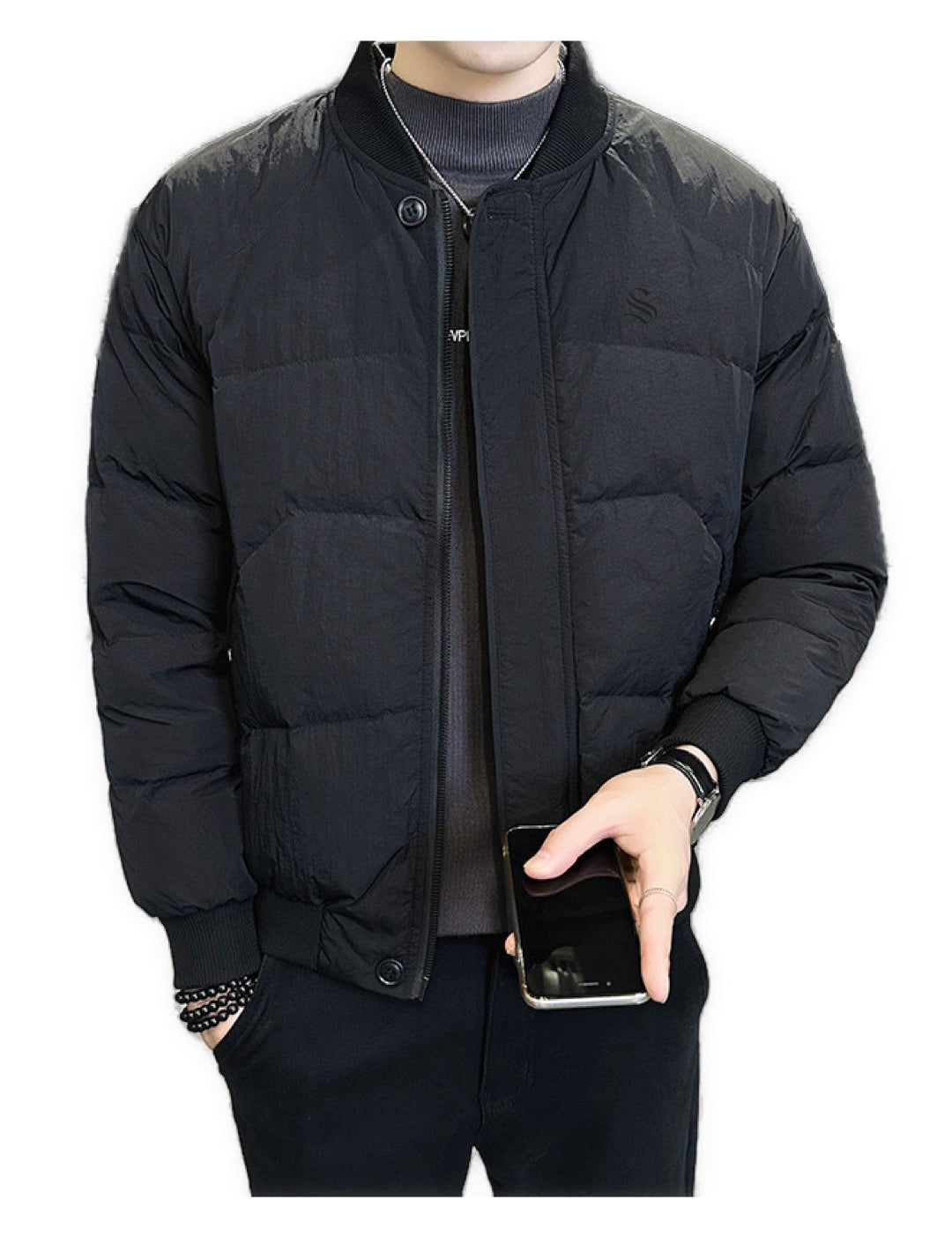 Nuhaza - Long Sleeve Jacket for Men - Sarman Fashion - Wholesale Clothing Fashion Brand for Men from Canada