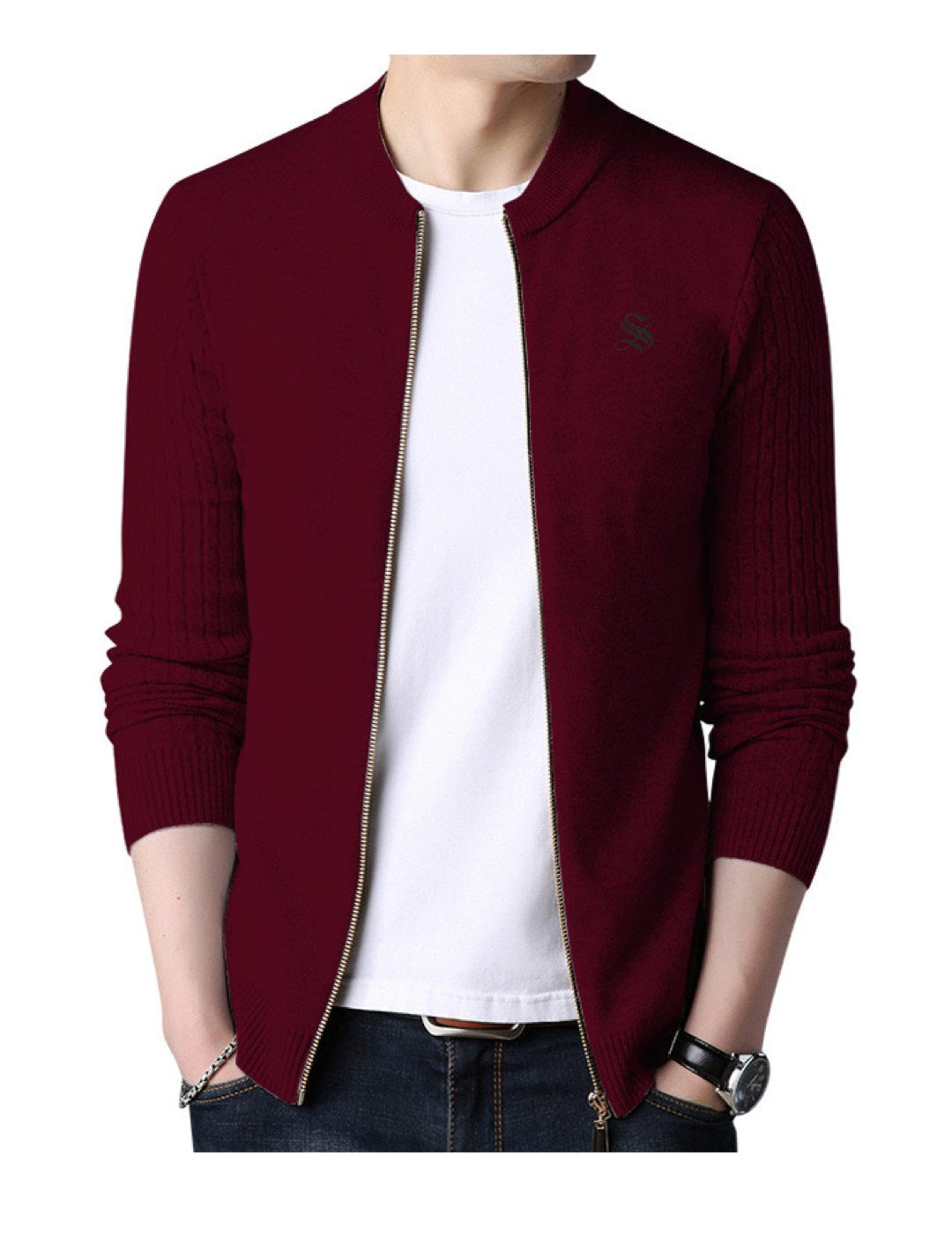 Nvula - Long Sleeve Sweatshirt for Men - Sarman Fashion - Wholesale Clothing Fashion Brand for Men from Canada