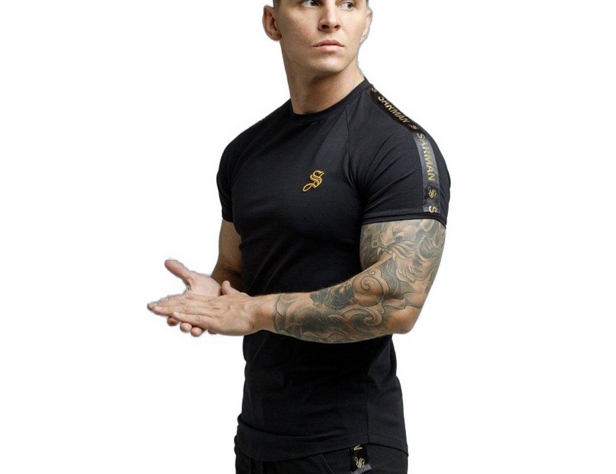 Obsidian - Black T-Shirt for Men (PRE-ORDER DISPATCH DATE 25 September 2024) - Sarman Fashion - Wholesale Clothing Fashion Brand for Men from Canada