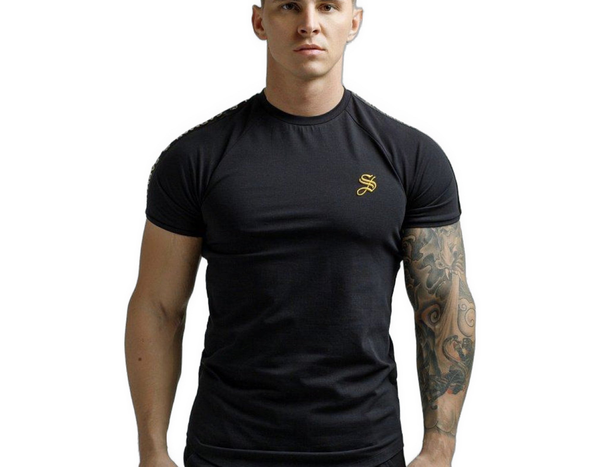 Obsidian - Black T-Shirt for Men (PRE-ORDER DISPATCH DATE 25 September 2024) - Sarman Fashion - Wholesale Clothing Fashion Brand for Men from Canada