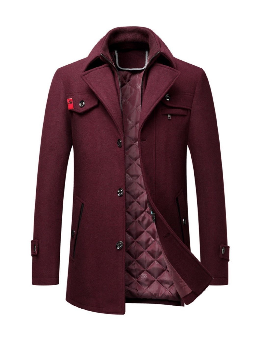 Olashi - Long Sleeve Jacket for Men - Sarman Fashion - Wholesale Clothing Fashion Brand for Men from Canada