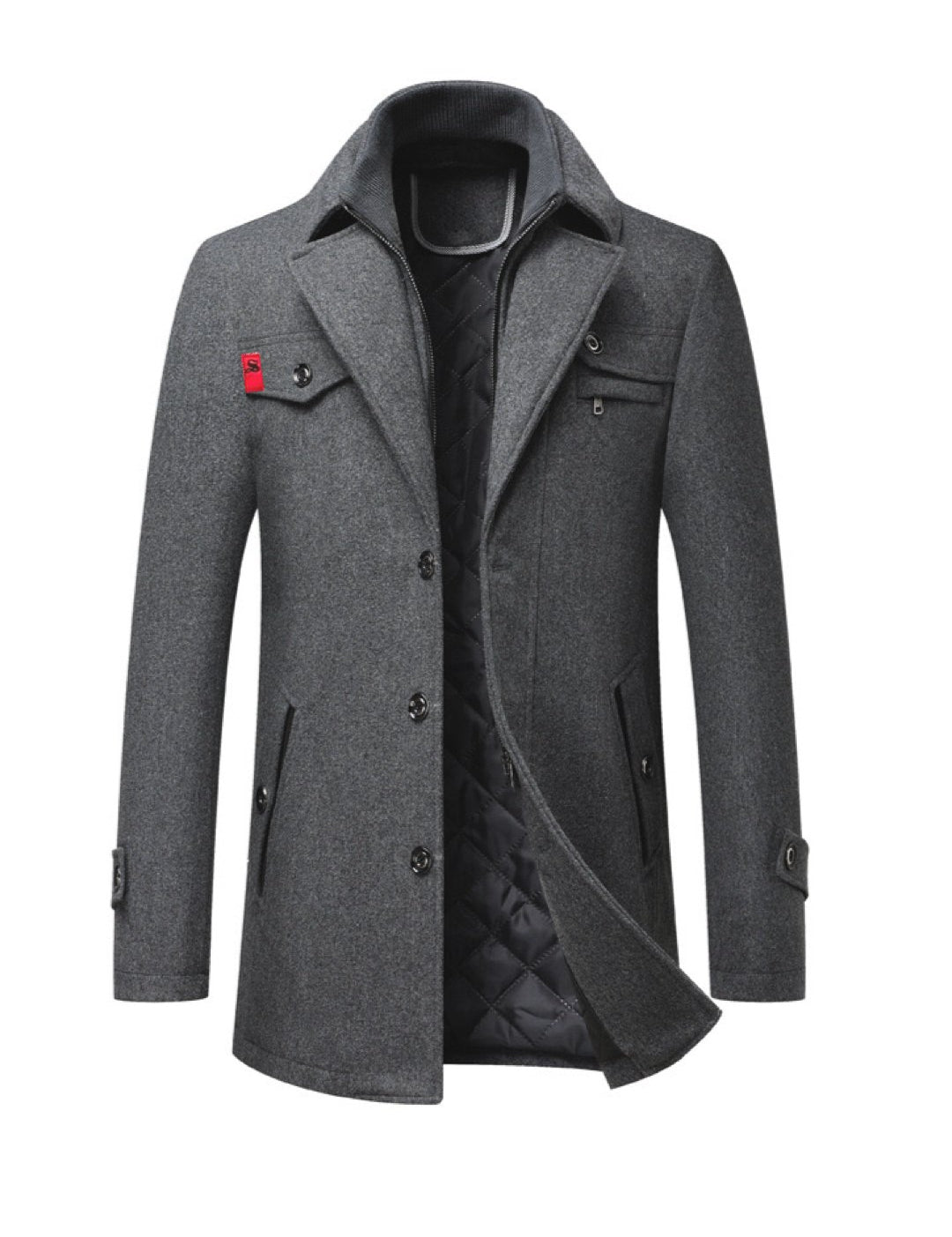 Olashi - Long Sleeve Jacket for Men - Sarman Fashion - Wholesale Clothing Fashion Brand for Men from Canada