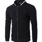 Omega - Black Long Sleeve Sweatshirt for Men - Sarman Fashion - Wholesale Clothing Fashion Brand for Men from Canada