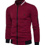 Omega - Black Long Sleeve Sweatshirt for Men - Sarman Fashion - Wholesale Clothing Fashion Brand for Men from Canada