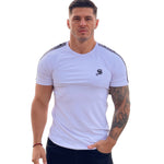 One Half #2 - White T-shirt for Men - Sarman Fashion - Wholesale Clothing Fashion Brand for Men from Canada