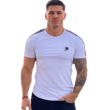 One Half #2 - White T-shirt for Men - Sarman Fashion - Wholesale Clothing Fashion Brand for Men from Canada