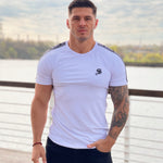 One Half #2 - White T-shirt for Men - Sarman Fashion - Wholesale Clothing Fashion Brand for Men from Canada