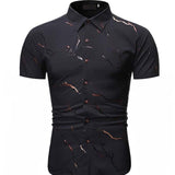 Onoara - Short Sleeves Shirt for Men - Sarman Fashion - Wholesale Clothing Fashion Brand for Men from Canada