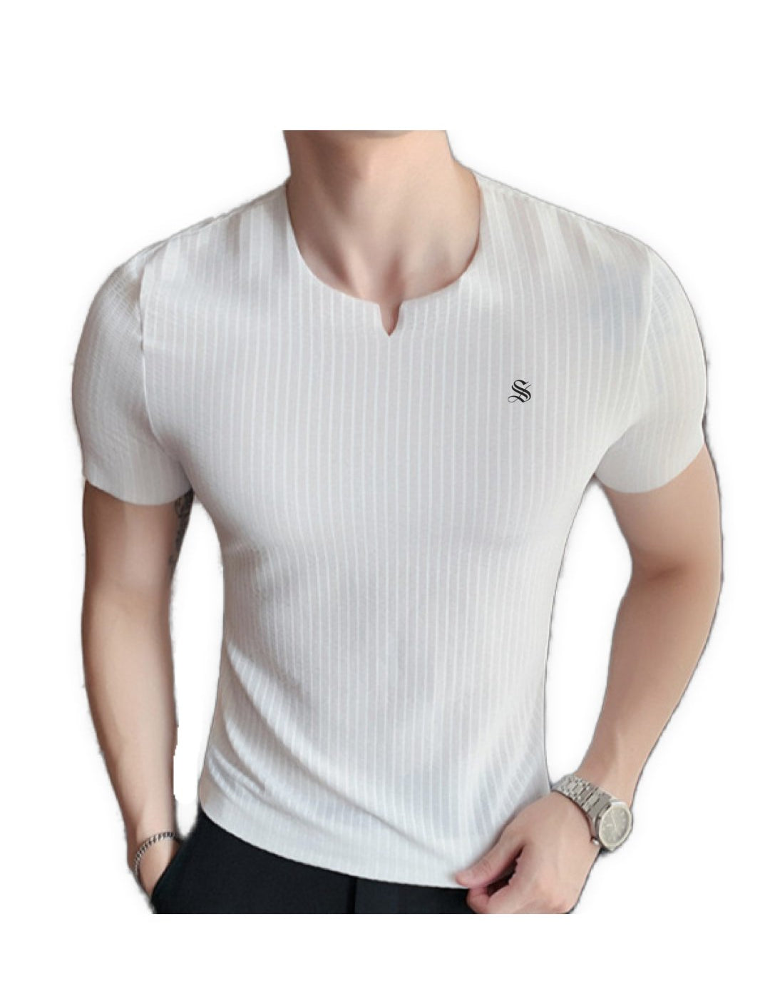 OpeningV - T-Shirt for Men - Sarman Fashion - Wholesale Clothing Fashion Brand for Men from Canada