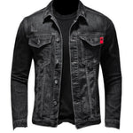OTMN- Long Sleeve Jeans Jacket for Men - Sarman Fashion - Wholesale Clothing Fashion Brand for Men from Canada