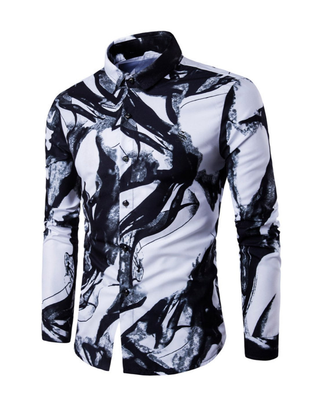 PaintingArt - Long Sleeves Shirt for Men - Sarman Fashion - Wholesale Clothing Fashion Brand for Men from Canada