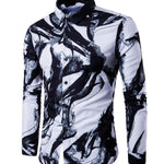 PaintingArt - Long Sleeves Shirt for Men - Sarman Fashion - Wholesale Clothing Fashion Brand for Men from Canada
