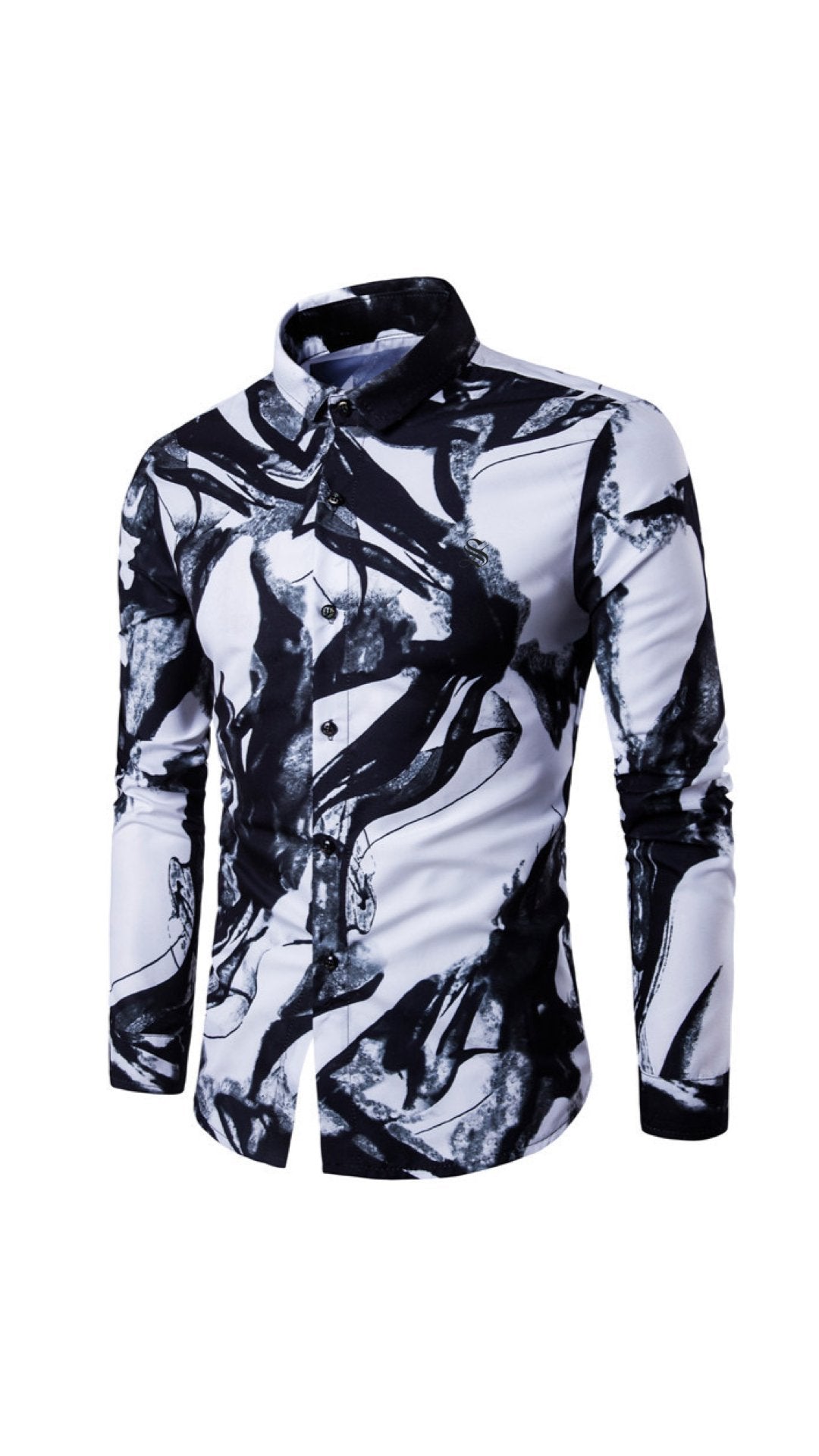 PaintingArt - Long Sleeves Shirt for Men - Sarman Fashion - Wholesale Clothing Fashion Brand for Men from Canada