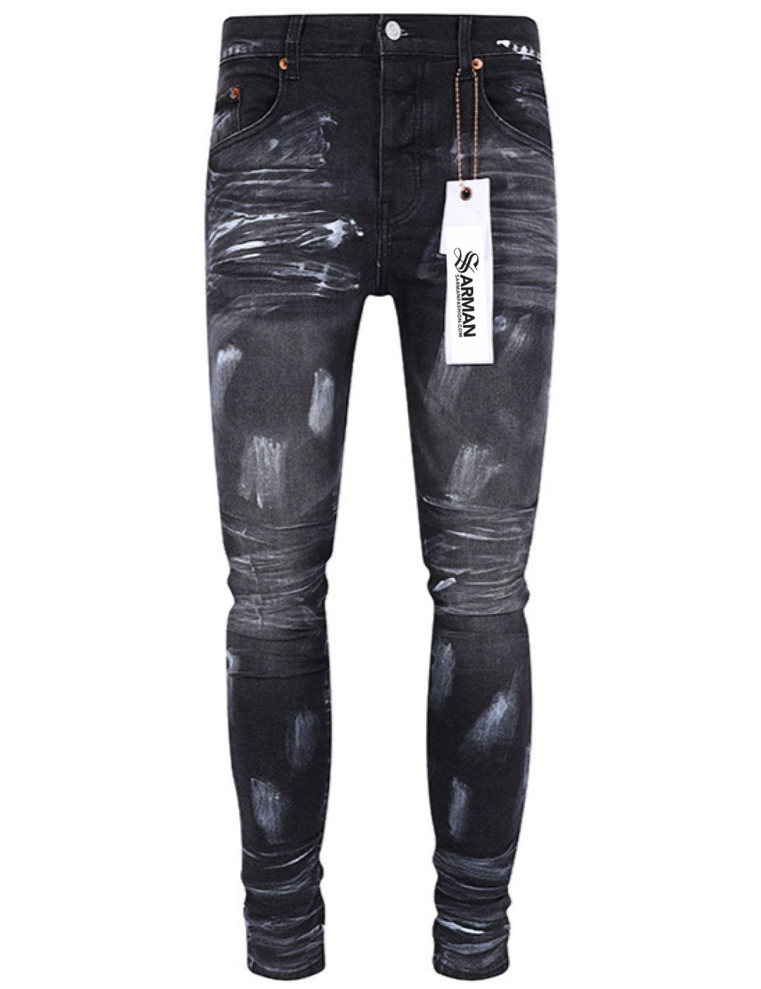Paintoru - Skinny Legs Denim Jeans for Men - Sarman Fashion - Wholesale Clothing Fashion Brand for Men from Canada