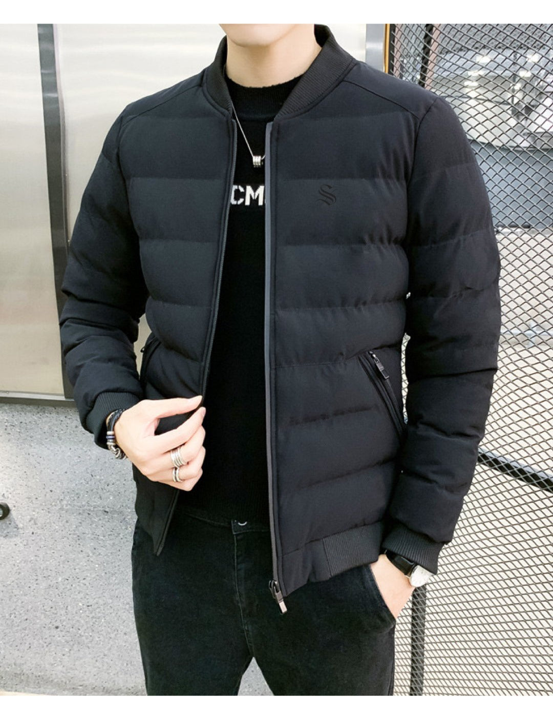 Parasunia - Long Sleeve Jacket for Men - Sarman Fashion - Wholesale Clothing Fashion Brand for Men from Canada