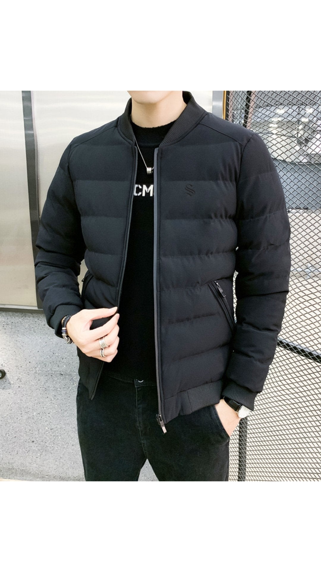 Parasunia - Long Sleeve Jacket for Men - Sarman Fashion - Wholesale Clothing Fashion Brand for Men from Canada