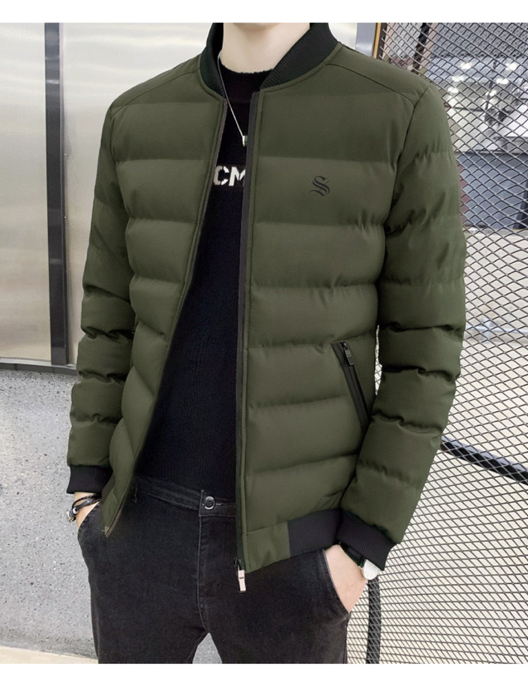 Parasunia - Long Sleeve Jacket for Men - Sarman Fashion - Wholesale Clothing Fashion Brand for Men from Canada