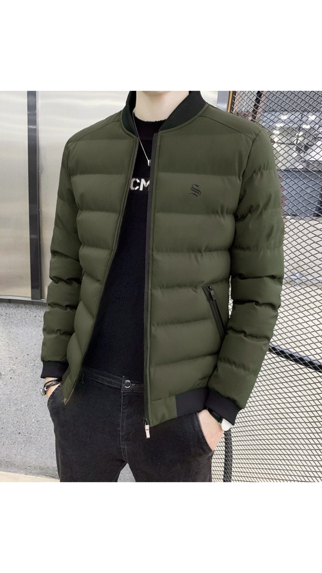 Parasunia - Long Sleeve Jacket for Men - Sarman Fashion - Wholesale Clothing Fashion Brand for Men from Canada