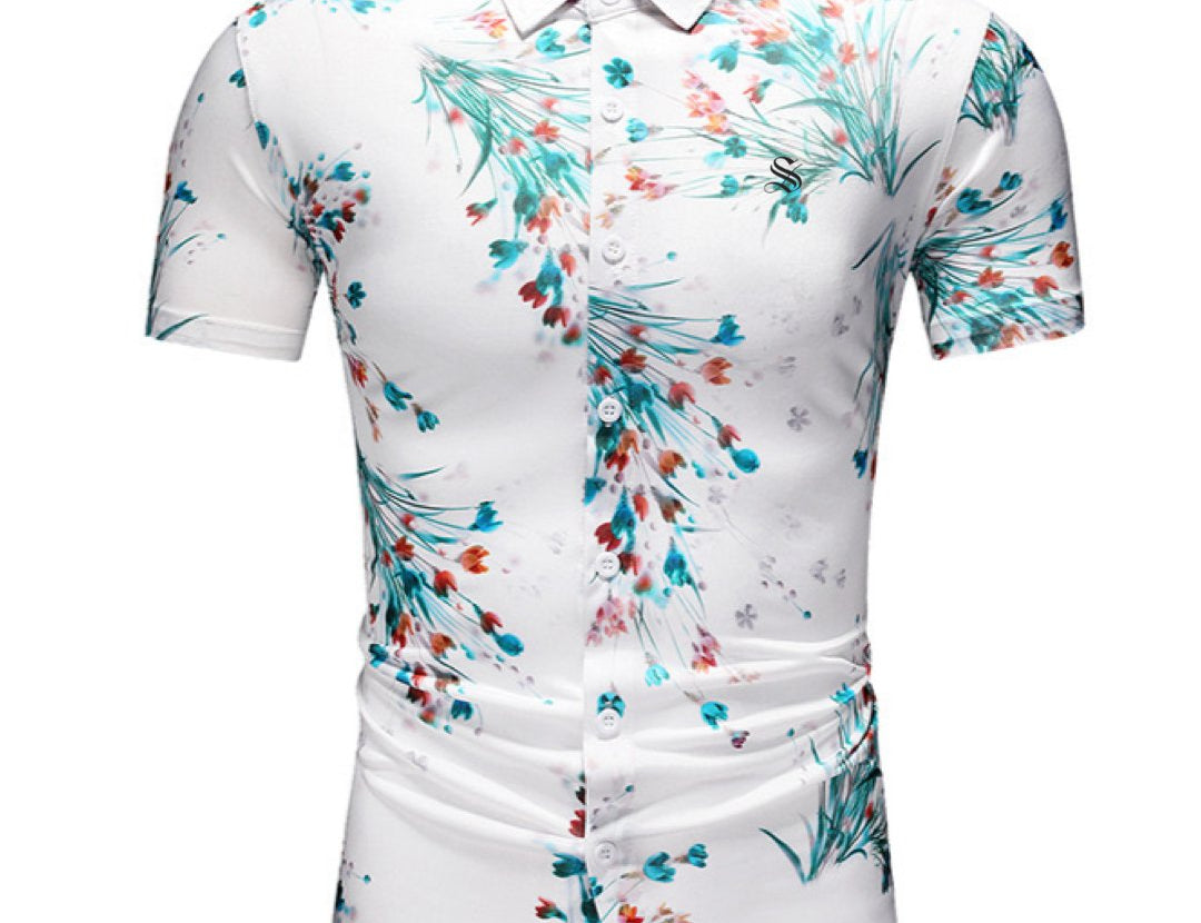 PLMM - Short Sleeves Shirt for Men - Sarman Fashion - Wholesale Clothing Fashion Brand for Men from Canada