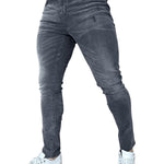 Plogia - Gris Slim-fit Jean’s For Men - Sarman Fashion - Wholesale Clothing Fashion Brand for Men from Canada