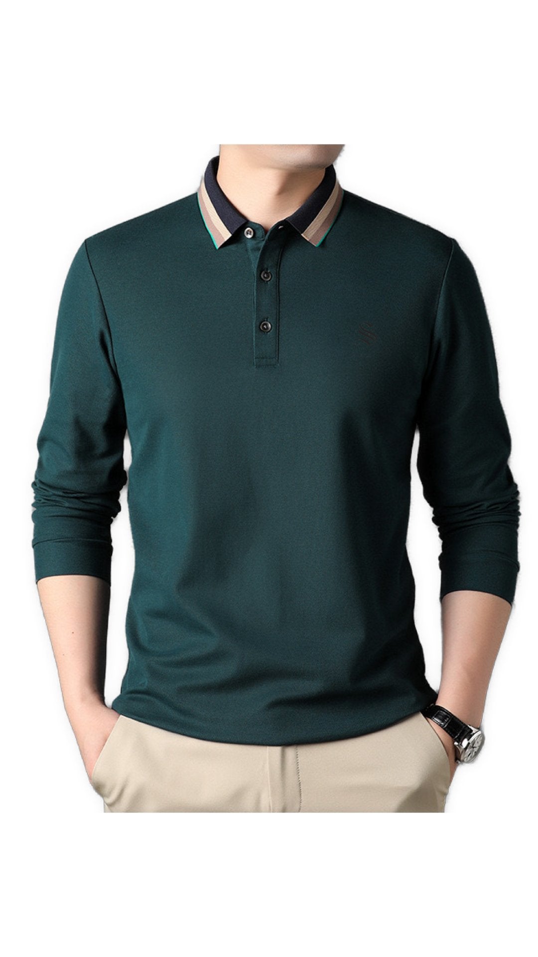 Plonto - Long Sleeves Shirt for Men - Sarman Fashion - Wholesale Clothing Fashion Brand for Men from Canada