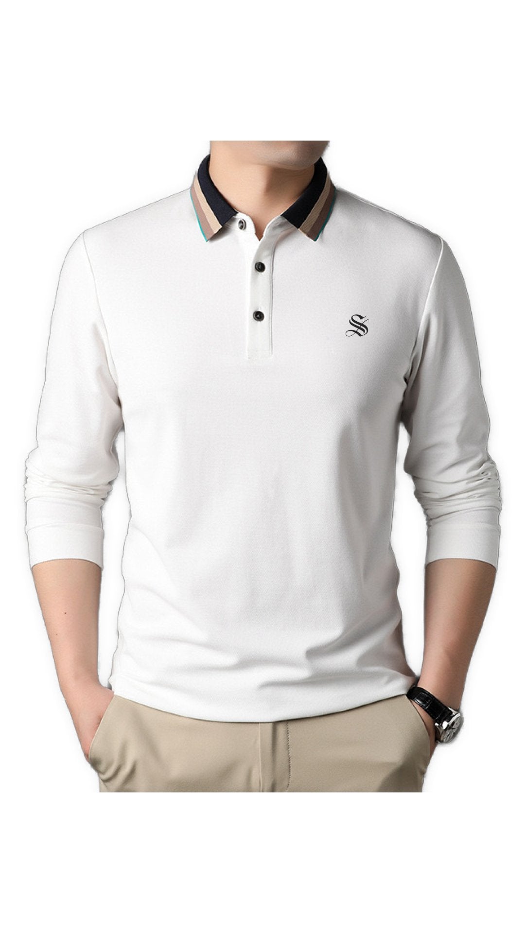 Plonto - Long Sleeves Shirt for Men - Sarman Fashion - Wholesale Clothing Fashion Brand for Men from Canada