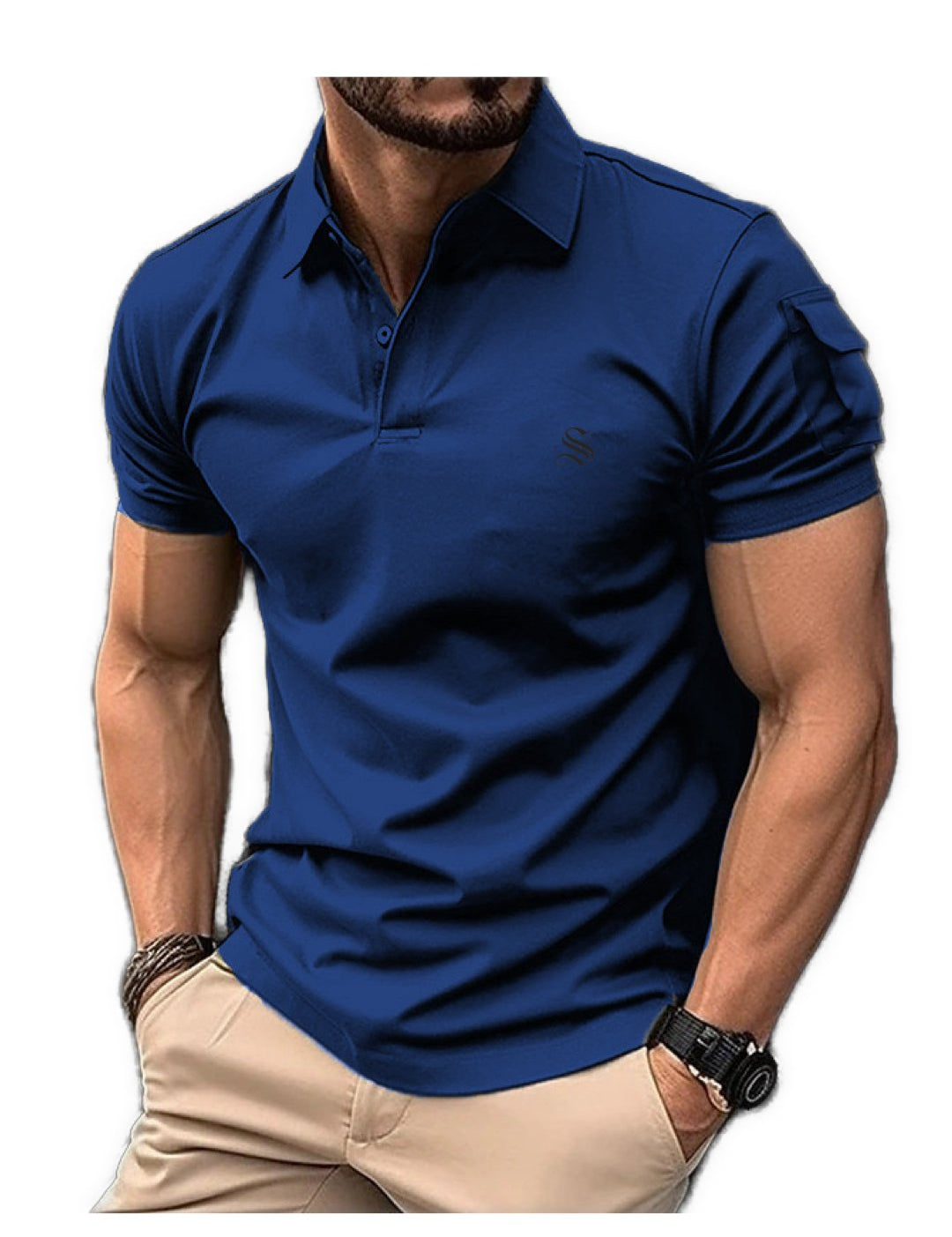 Pocketuna - Polo Shirt for Men - Sarman Fashion - Wholesale Clothing Fashion Brand for Men from Canada