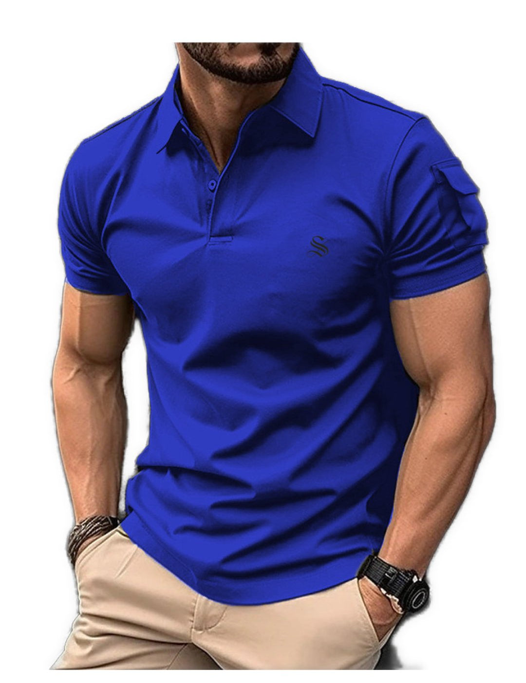 Pocketuna - Polo Shirt for Men - Sarman Fashion - Wholesale Clothing Fashion Brand for Men from Canada