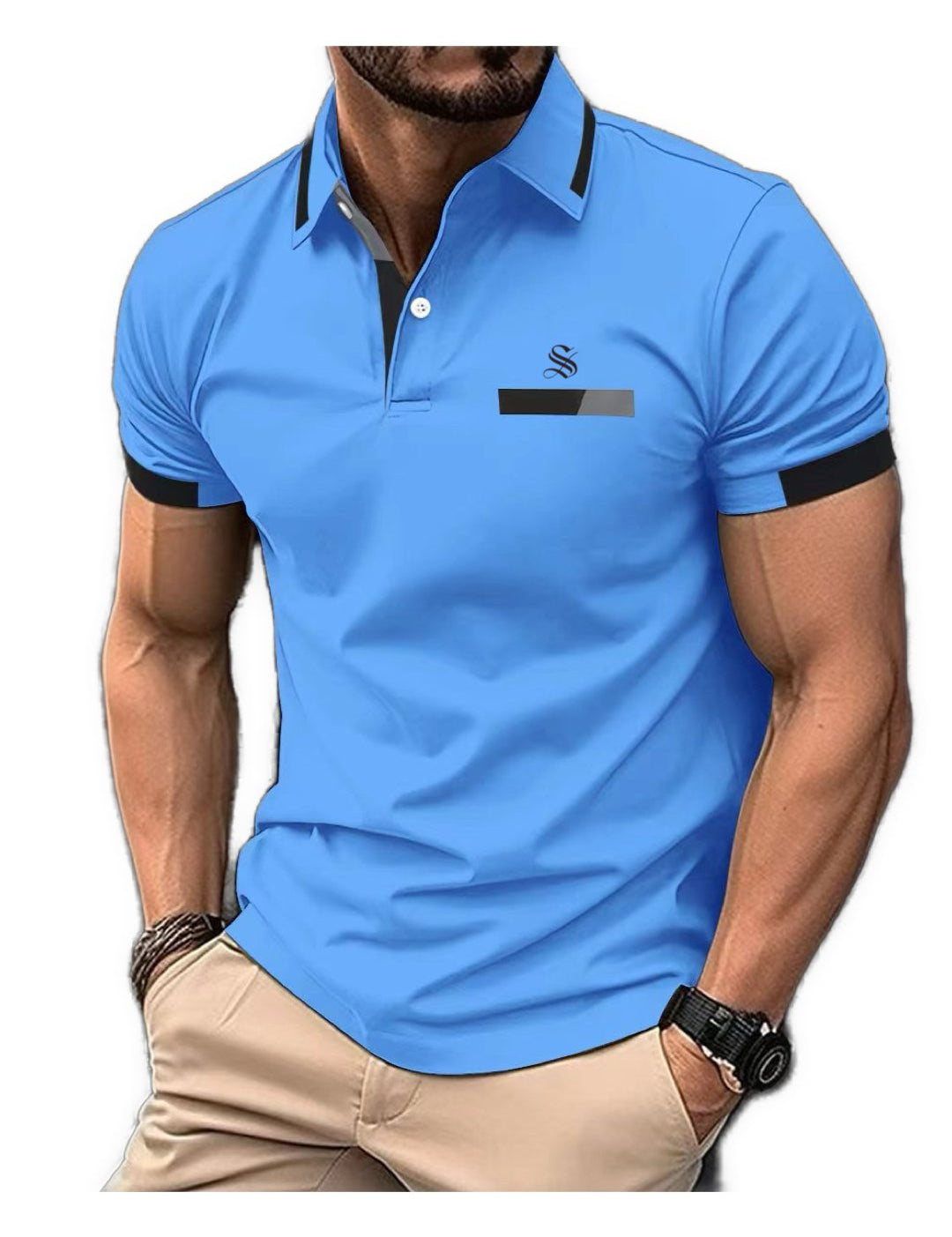 Pogiun - T-Shirt for Men - Sarman Fashion - Wholesale Clothing Fashion Brand for Men from Canada