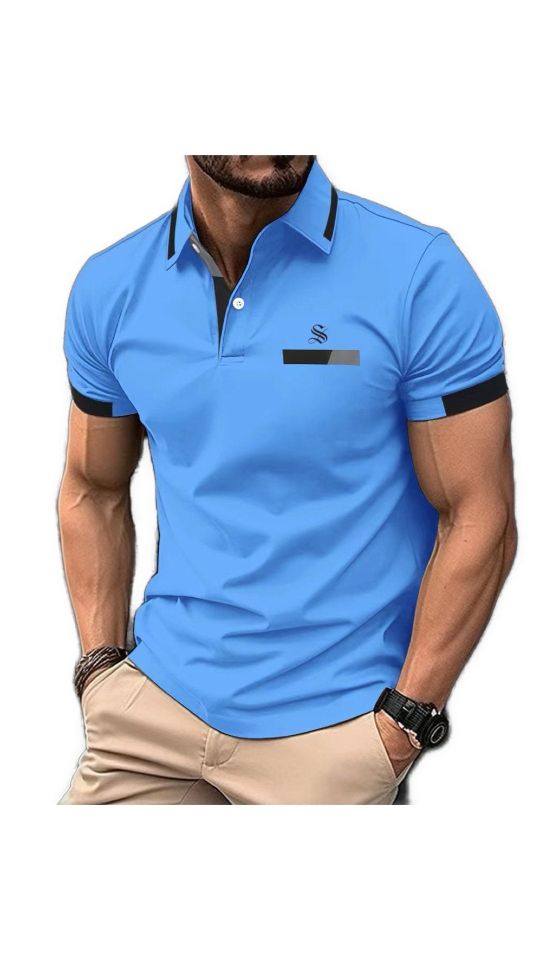 Pogiun - T-Shirt for Men - Sarman Fashion - Wholesale Clothing Fashion Brand for Men from Canada