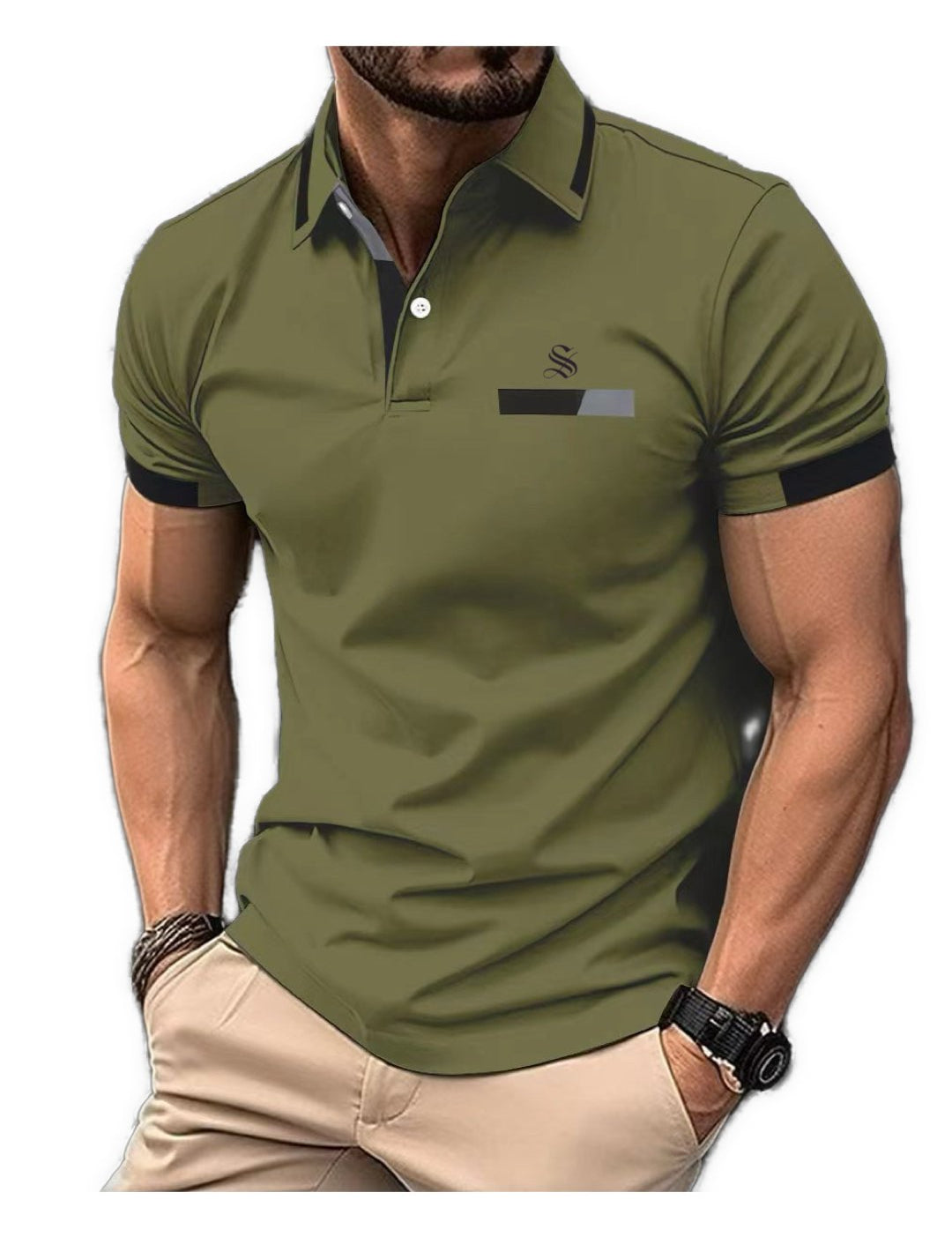Pogiun - T-Shirt for Men - Sarman Fashion - Wholesale Clothing Fashion Brand for Men from Canada
