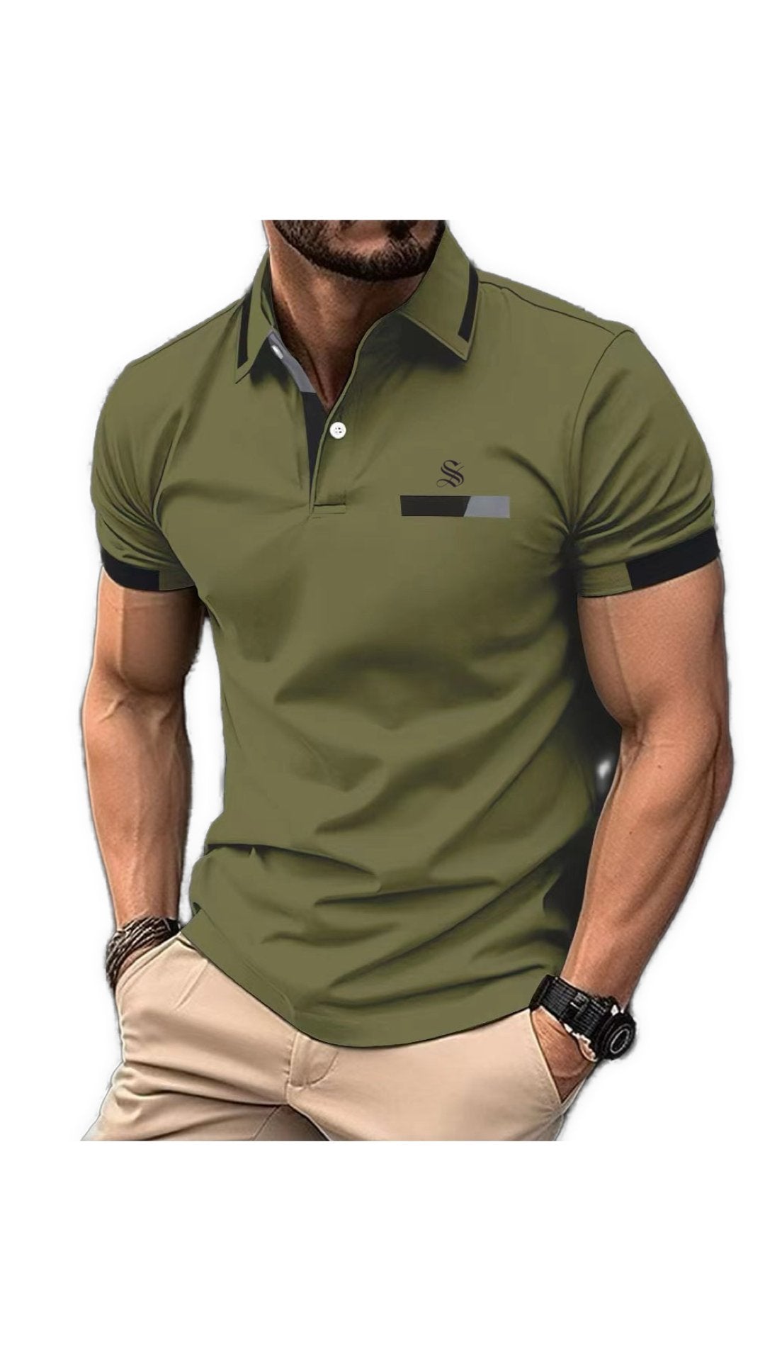 Pogiun - T-Shirt for Men - Sarman Fashion - Wholesale Clothing Fashion Brand for Men from Canada