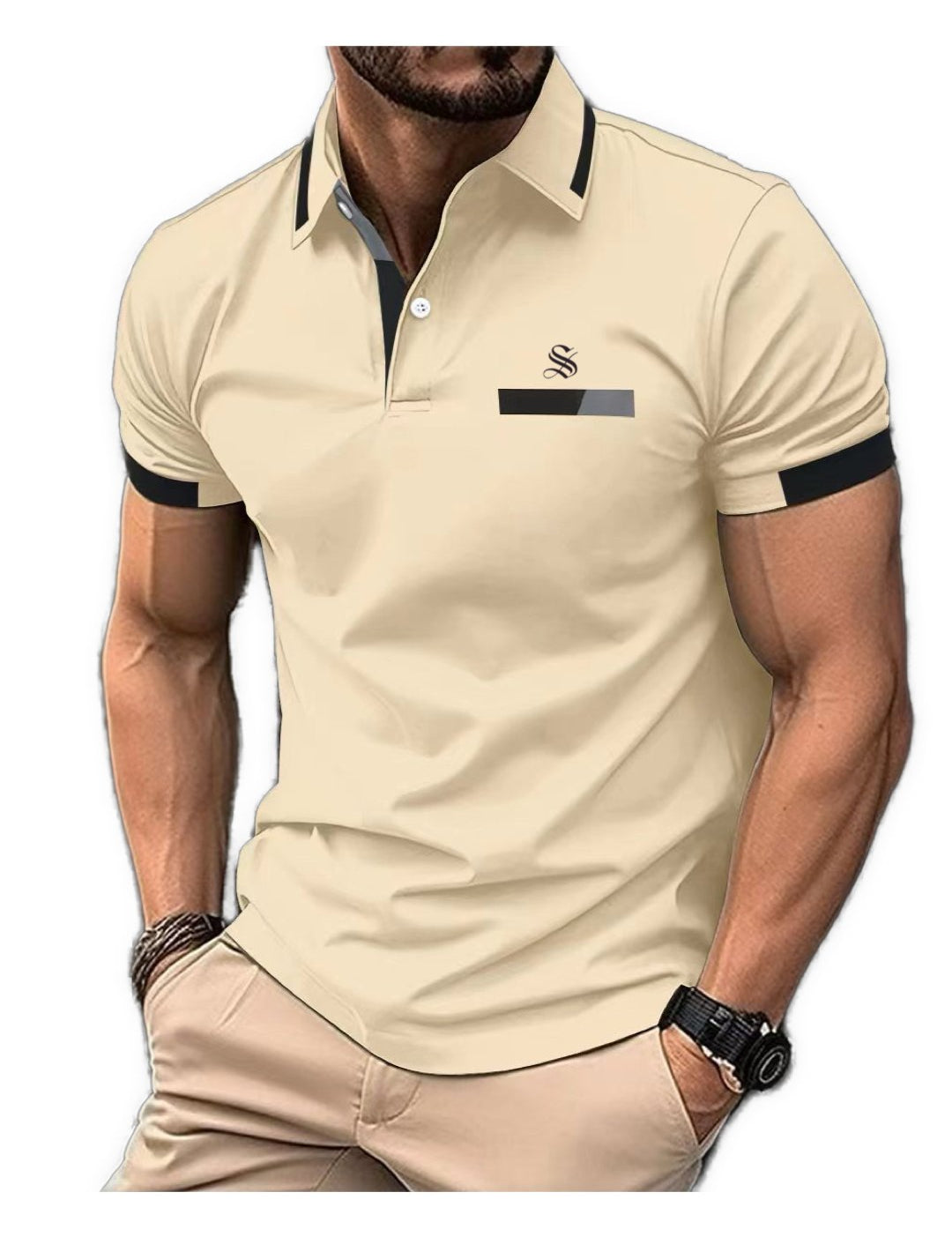 Pogiun - T-Shirt for Men - Sarman Fashion - Wholesale Clothing Fashion Brand for Men from Canada