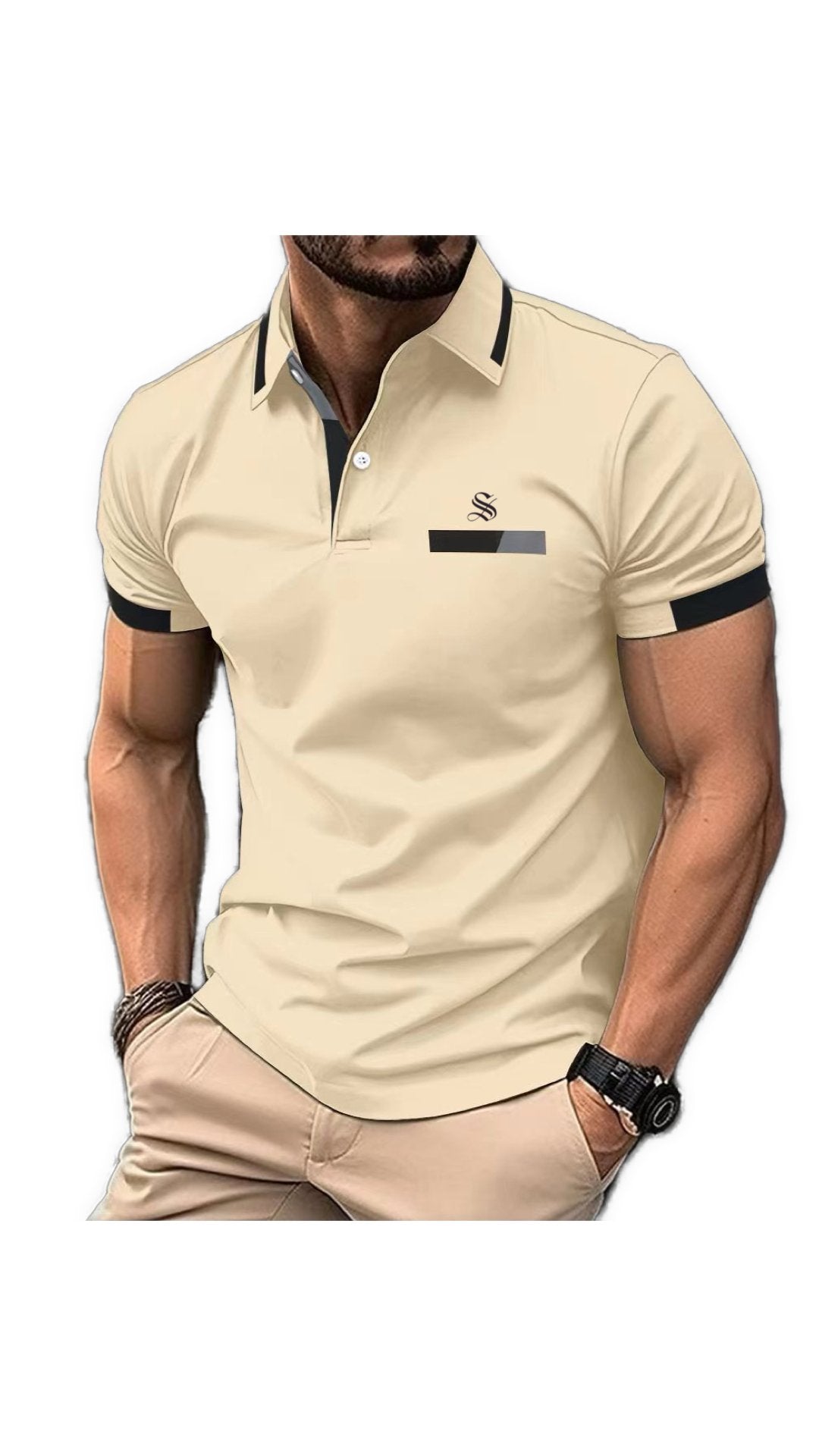 Pogiun - T-Shirt for Men - Sarman Fashion - Wholesale Clothing Fashion Brand for Men from Canada