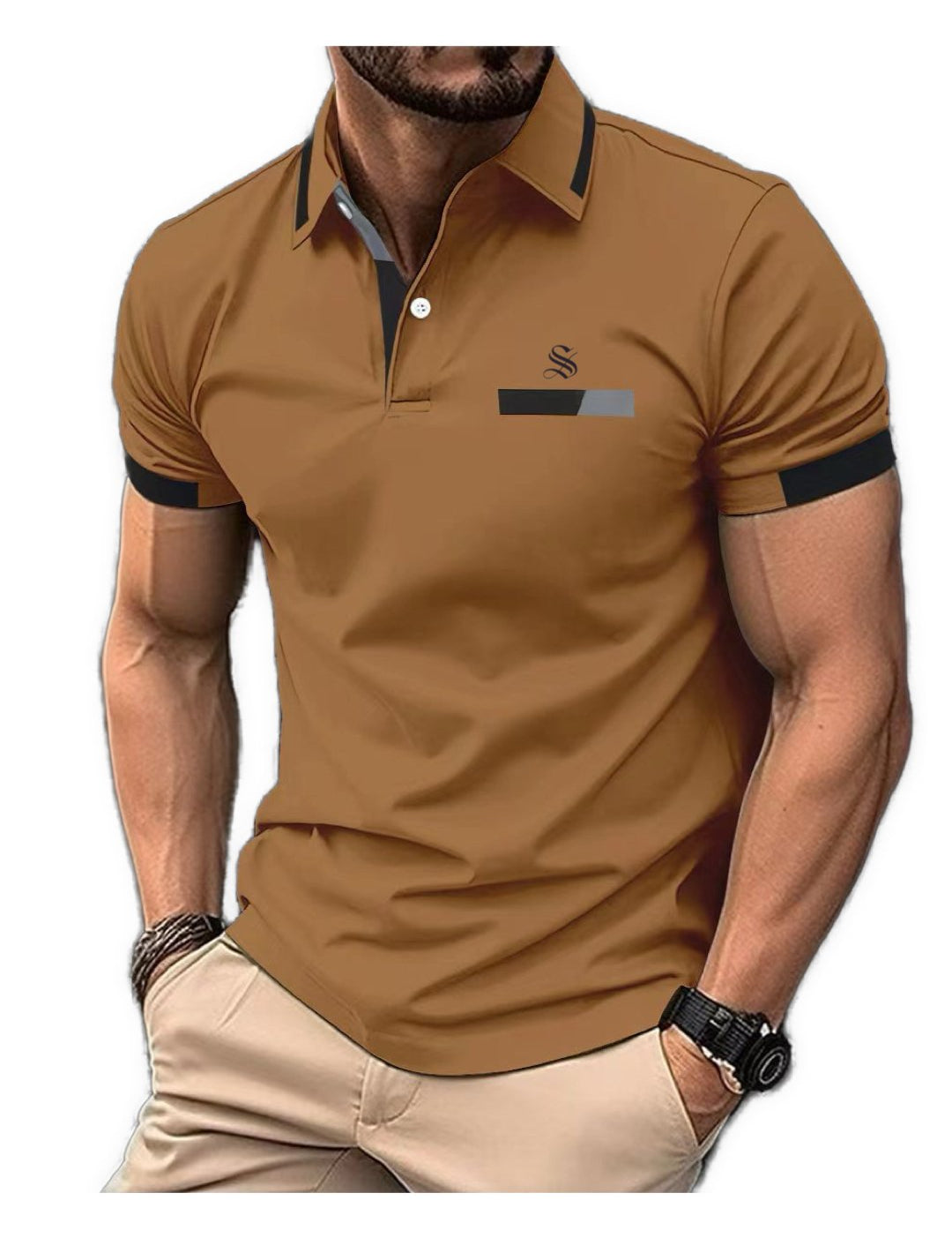 Pogiun - T-Shirt for Men - Sarman Fashion - Wholesale Clothing Fashion Brand for Men from Canada