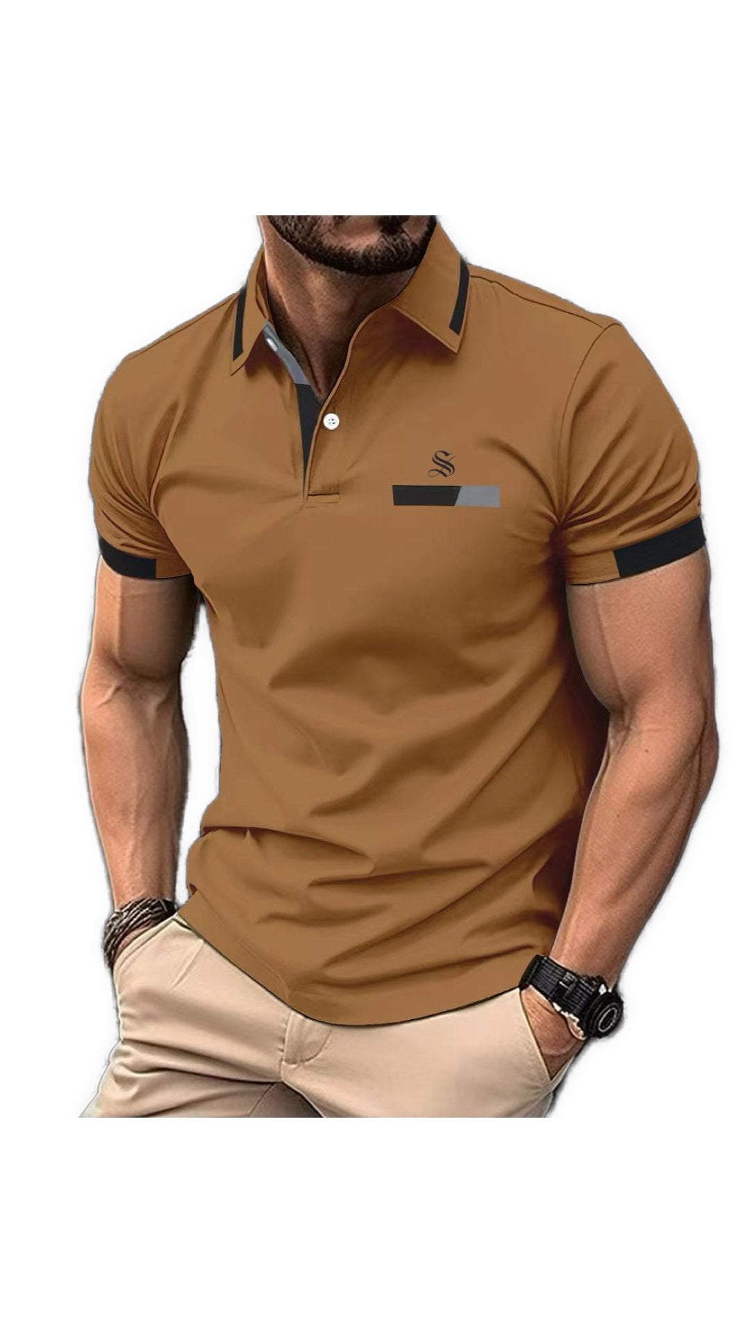Pogiun - T-Shirt for Men - Sarman Fashion - Wholesale Clothing Fashion Brand for Men from Canada