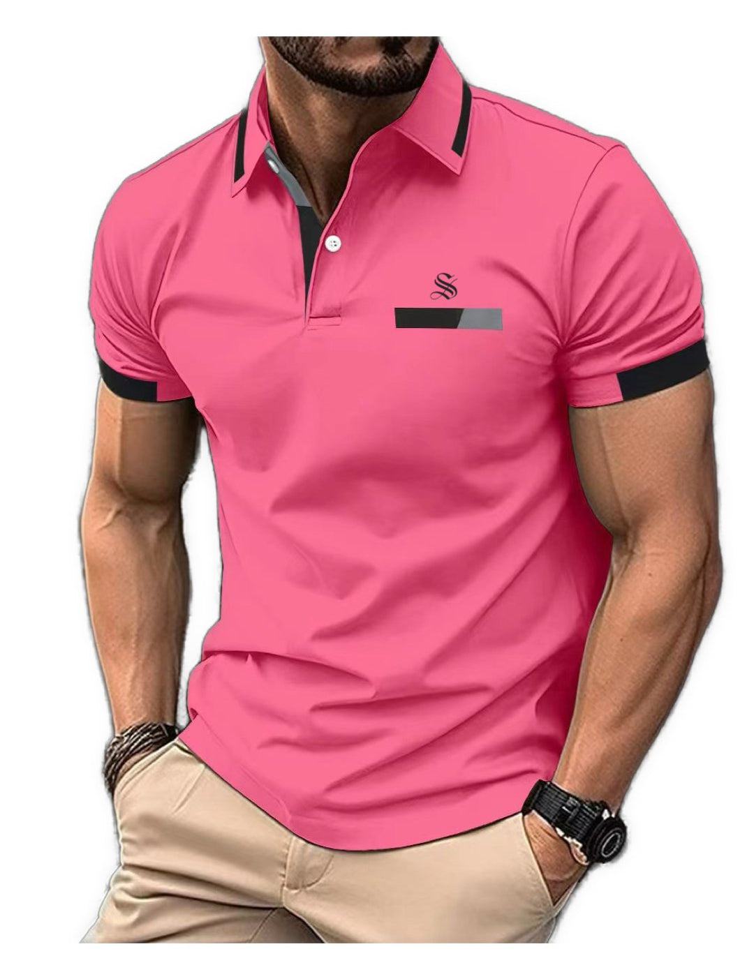 Pogiun - T-Shirt for Men - Sarman Fashion - Wholesale Clothing Fashion Brand for Men from Canada