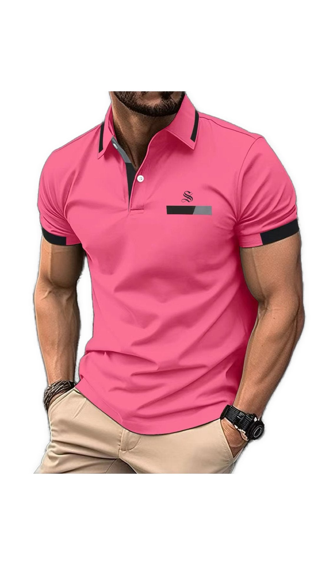 Pogiun - T-Shirt for Men - Sarman Fashion - Wholesale Clothing Fashion Brand for Men from Canada