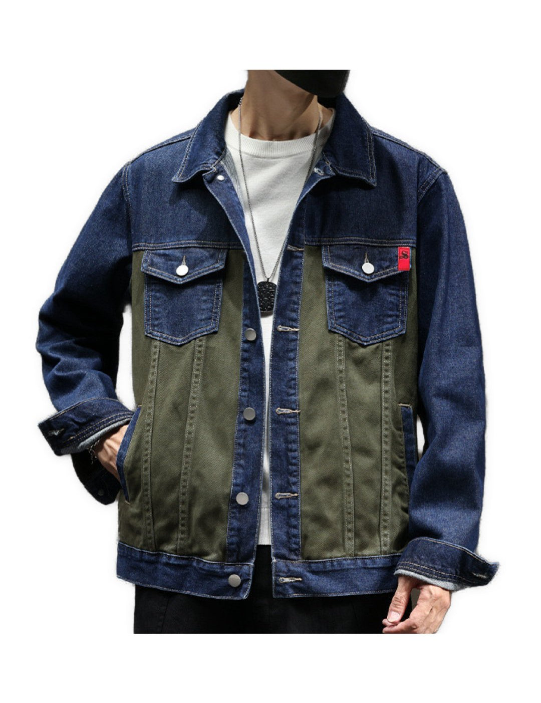 POIY - Long Sleeve Jeans Jacket for Men - Sarman Fashion - Wholesale Clothing Fashion Brand for Men from Canada