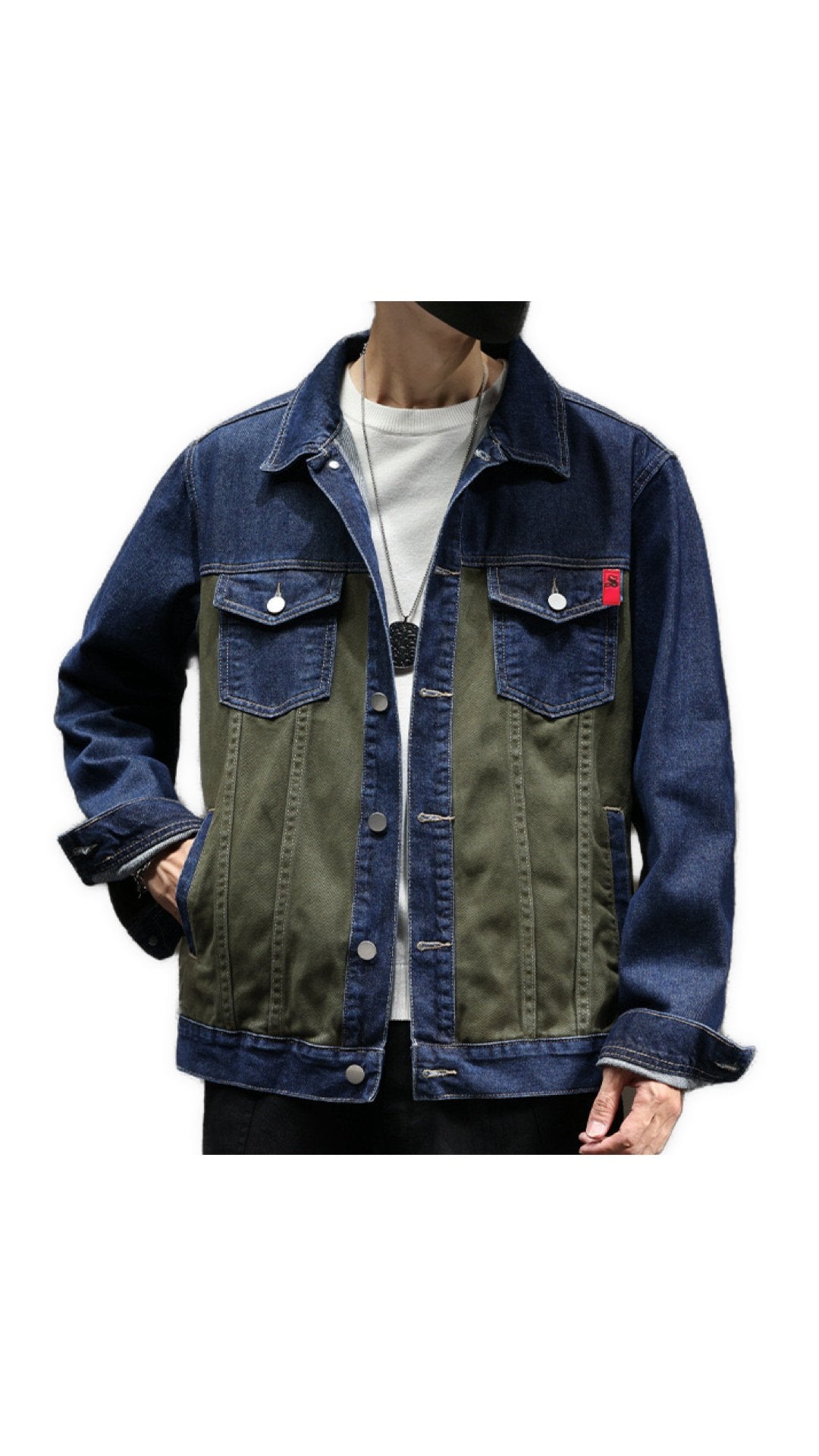 POIY - Long Sleeve Jeans Jacket for Men - Sarman Fashion - Wholesale Clothing Fashion Brand for Men from Canada