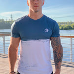 Polar Bear - Blue T-shirt for Men (PRE-ORDER DISPATCH DATE 25 SEPTEMBER) - Sarman Fashion - Wholesale Clothing Fashion Brand for Men from Canada