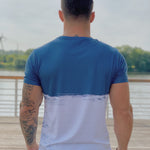 Polar Bear - Blue T-shirt for Men (PRE-ORDER DISPATCH DATE 25 SEPTEMBER) - Sarman Fashion - Wholesale Clothing Fashion Brand for Men from Canada