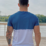 Polar Bear - Blue T-shirt for Men (PRE-ORDER DISPATCH DATE 25 SEPTEMBER) - Sarman Fashion - Wholesale Clothing Fashion Brand for Men from Canada