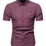 PORU - Short Sleeves Shirt for Men - Sarman Fashion - Wholesale Clothing Fashion Brand for Men from Canada