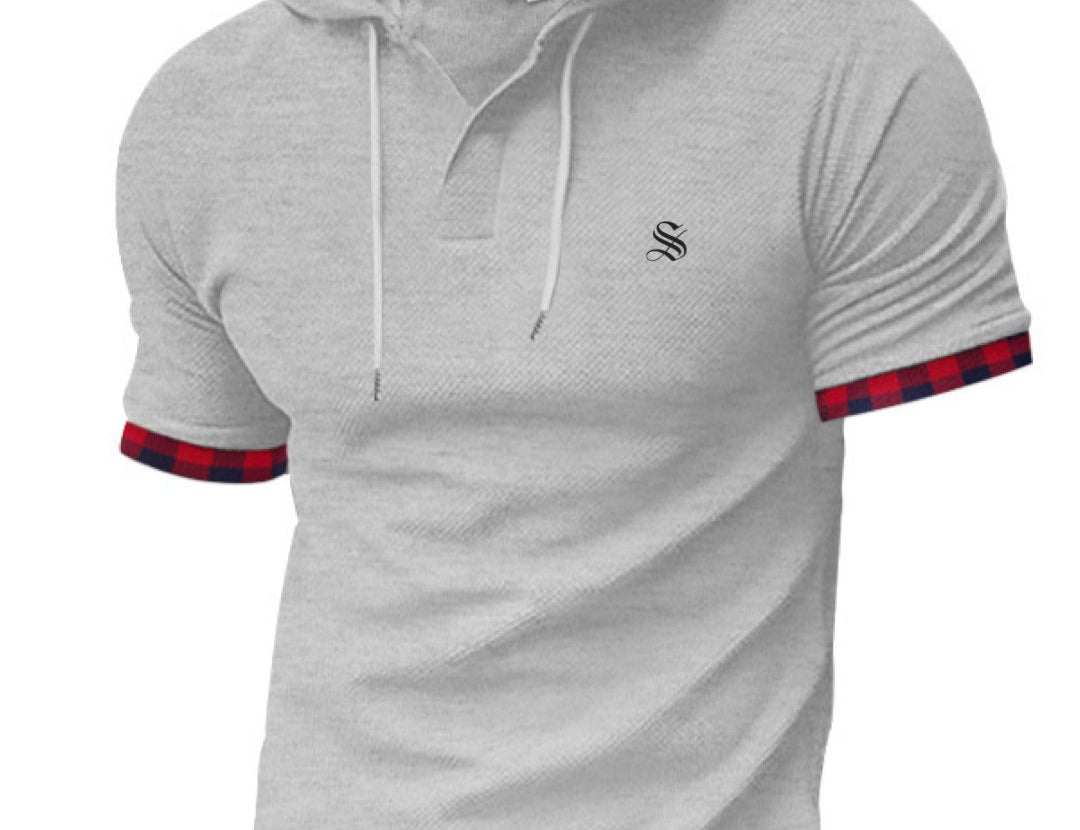 Poruniza - Hood T-shirt for Men - Sarman Fashion - Wholesale Clothing Fashion Brand for Men from Canada