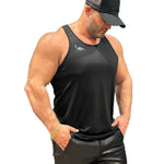 Power X - Black Tank Top for Men - Sarman Fashion - Wholesale Clothing Fashion Brand for Men from Canada