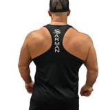 Power X - Black Tank Top for Men - Sarman Fashion - Wholesale Clothing Fashion Brand for Men from Canada